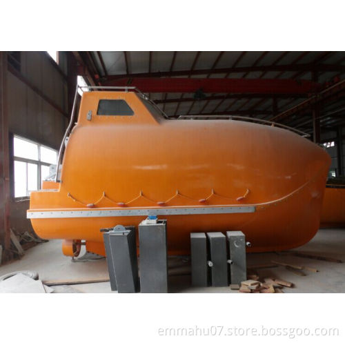 16 persons rescue boat enclosed with davit hot sales
